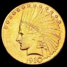 1910-S $10 Gold Eagle CLOSELY UNCIRCULATED