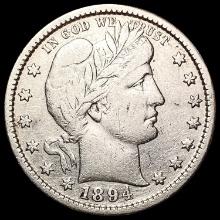 1894-S Barber Quarter CLOSELY UNCIRCULATED