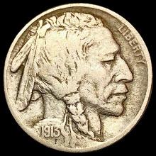 1913-D T2 Buffalo Nickel LIGHTLY CIRCULATED