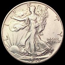 1946-S Walking Liberty Half Dollar CHOICE AU