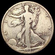 1921-D Walking Liberty Half Dollar NICELY CIRCULATED