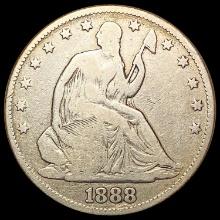 1888 Seated Liberty Half Dollar NICELY CIRCULATED