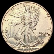 1942 Walking Liberty Half Dollar UNCIRCULATED