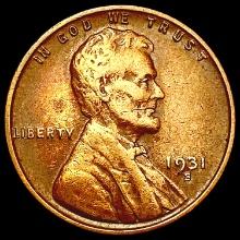 1931-S Wheat Cent CLOSELY UNCIRCULATED