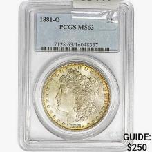 1881-O Morgan Silver Dollar PCGS MS63