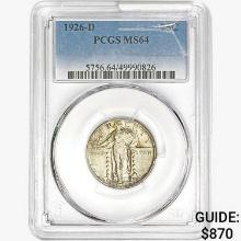 1926-D Standing Liberty Quarter PCGS MS64