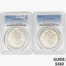 1883-O [2] Morgan Silver Dollar PCGS MS63