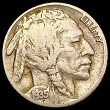 1935 DDR Buffalo Nickel LIGHTLY CIRCULATED