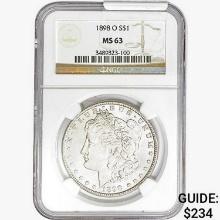 1898-O Morgan Silver Dollar NGC MS63