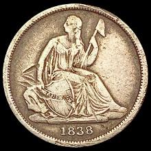 1838-O Seated Liberty Dime LIGHTLY CIRCULATED