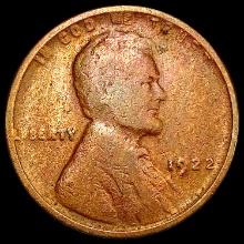 1922 No D Strong Rev Wheat Cent LIGHTLY CIRCULATED