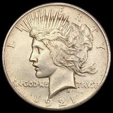 1921 Silver Peace Dollar CHOICE AU