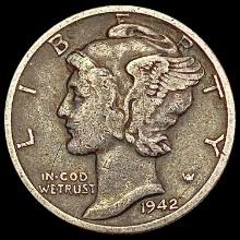 1942/41-D Mercury Dime LIGHTLY CIRCULATED