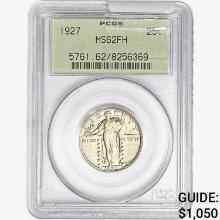 1927 Standing Liberty Quarter PCGS MS62 FH