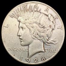 1928 Silver Peace Dollar LIGHTLY CIRCULATED