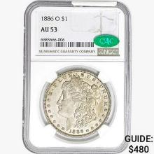 1886-O Morgan Silver Dollar NGC AU53