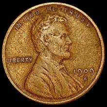 1909-S VDB Wheat Cent LIGHTLY CIRCULATED