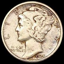 1924-S Morgan Silver Dime NEARLY UNCIRCULATED