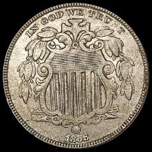 1866 Shield Nickel CLOSELY UNCIRCULATED