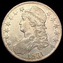 1831 Capped Bust Half Dollar CLOSELY UNCIRCULATED