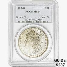 1885-O Morgan Silver Dollar PCGS MS64