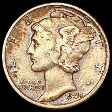 1942/1 Mercury Dime LIGHTLY CIRCULATED