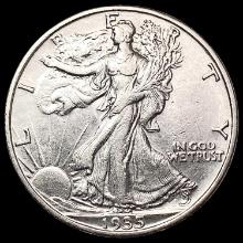 1935-S Walking Liberty Half Dollar CLOSELY UNCIRCULATED