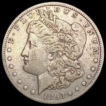 1893-CC Morgan Silver Dollar LIGHTLY CIRCULATED