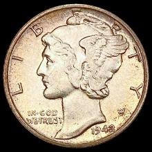 1942/41-D Mercury Dime UNCIRCULATED