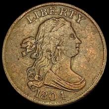 1804 Draped Bust Half Cent NICELY CIRCULATED