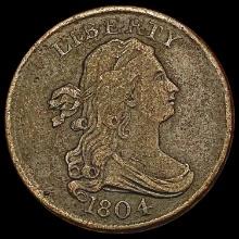 1804 Draped Bust Half Cent LIGHTLY CIRCULATED