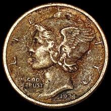 1924-S Mercury Dime CLOSELY UNCIRCULATED