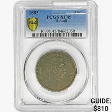 1883 Kingdom of Hawaii Half Dollar PCGS XF45