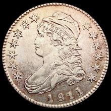 1811 Sm. 8 Capped Bust Half Dollar CLOSELY UNCIRCULATED