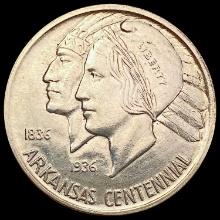 1936-D Arkansas Half Dollar CHOICE BU