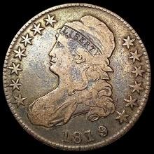 1819/8 Capped Bust Half Dollar LIGHTLY CIRCULATED