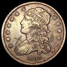 1833 Capped Bust Quarter NEARLY UNCIRCULATED