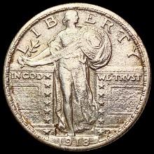 1918-D Standing Liberty Quarter CLOSELY UNCIRCULATED