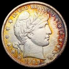 1900 Barber Half Dollar CHOICE AU