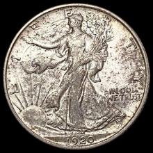 1920 Walking Liberty Half Dollar CHOICE AU