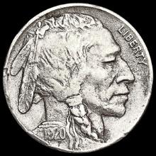 1920-D Buffalo Nickel NEARLY UNCIRCULATED