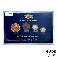 1851-1867 Rare Coins of the 19th Century [4 Coins]