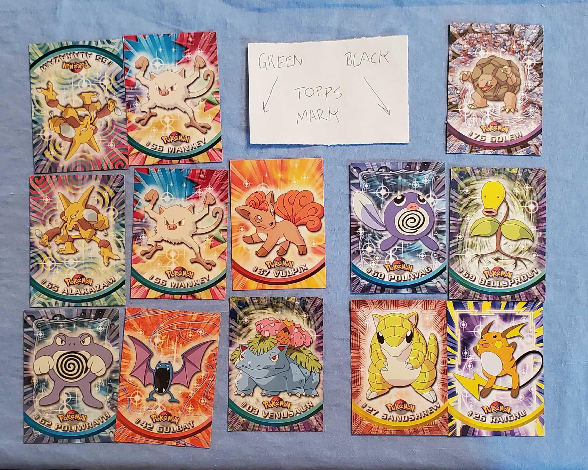 Album of Approx 250 1999 to 2000 Pokemon The TV Animation Series and Movie Cards by Topps