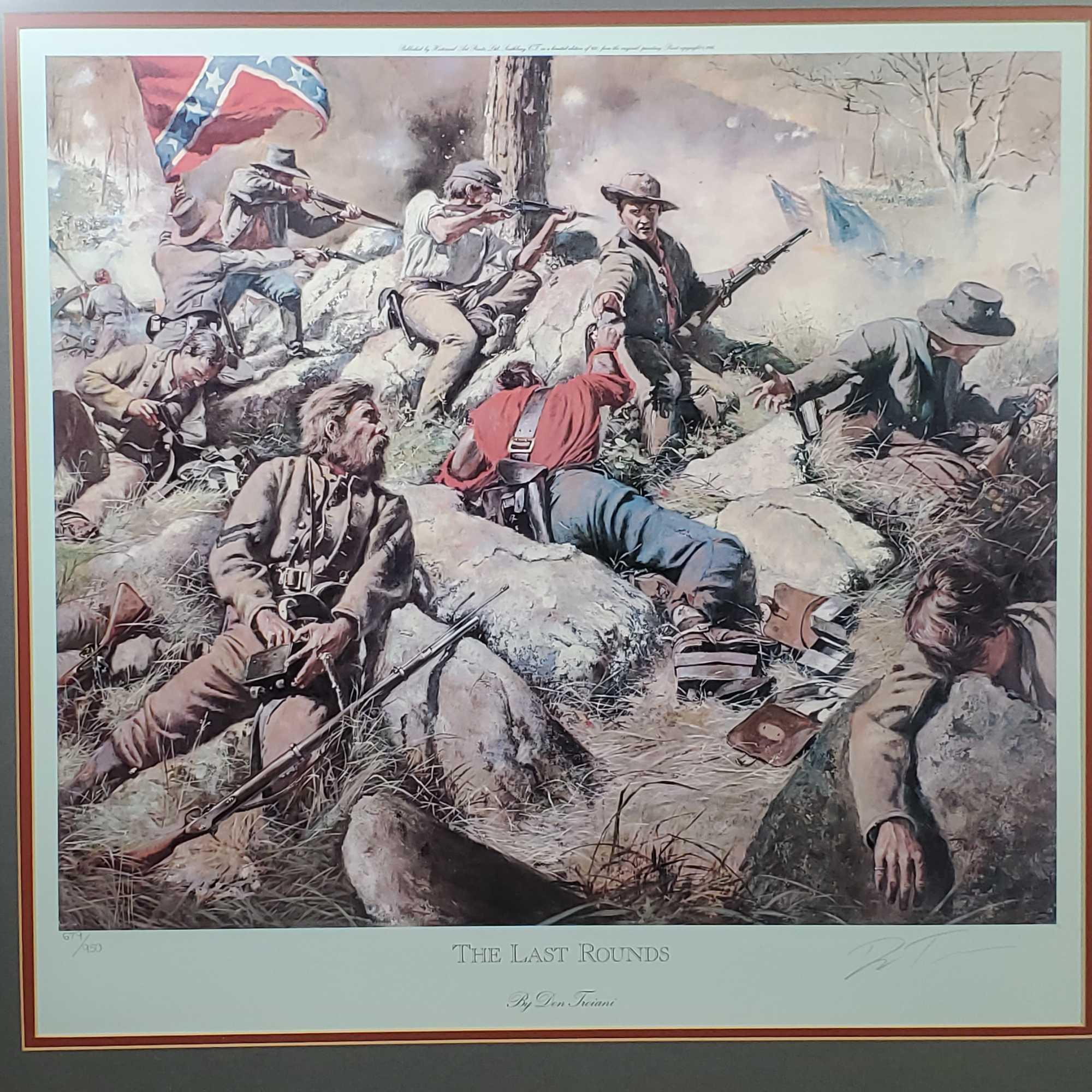 2 Signed And Numbered Don Troiani Limited Edition Civil War Framed Prints