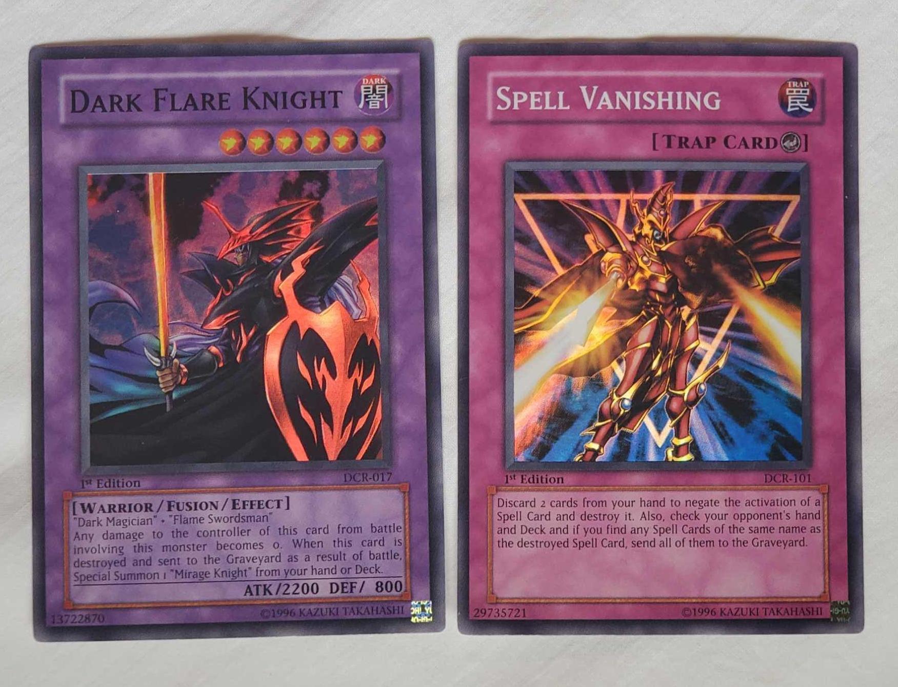 16 Yu-Gi-Oh! Dark Crisis DCR 2003 First Edition Holo Foil Trading Cards - 7 Ultra and 9 Super Rare