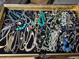 Case Lot of Costume Jewelry Incl. Signed