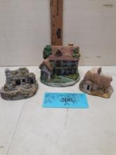 Miniature Handmade Cottages, Qty:3