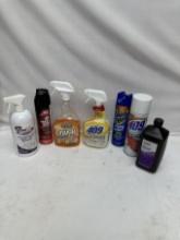 Box Lot/Cleaning Supplies (409, Hot Shot, Peroxide, Orange Cleaner, ETC (All Seem Almost Full)(Local