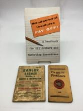 Three Misc. Advertising Booklets