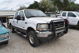 2003 FORD F250 PICKUP 4X4 POWERSTROKE (VIN # 1FTNW21P23EB80262) (SHOWING APPX 199,444 MILES, UP TO T